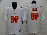 Nike Chiefs 87 Travis Kelce White Shadow Logo Limited Jersey,baseball caps,new era cap wholesale,wholesale hats